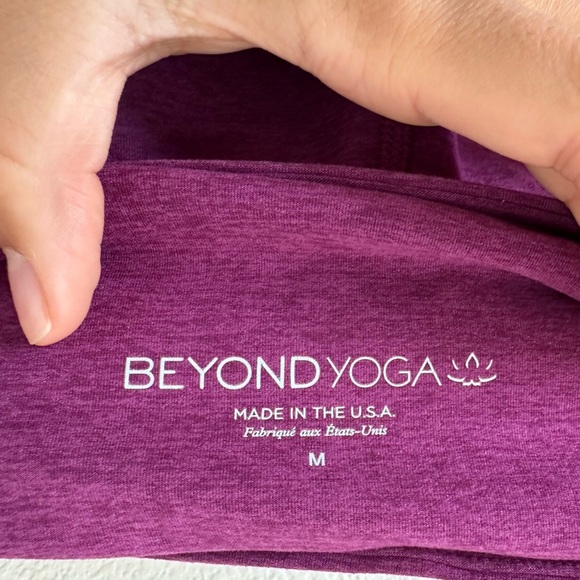 Beyond Yoga Spacedye High Waisted Legging Color Aubergine-Beet Medium - Picture 9 of 13